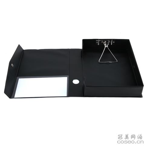 办公必备磁扣式PVC档案盒